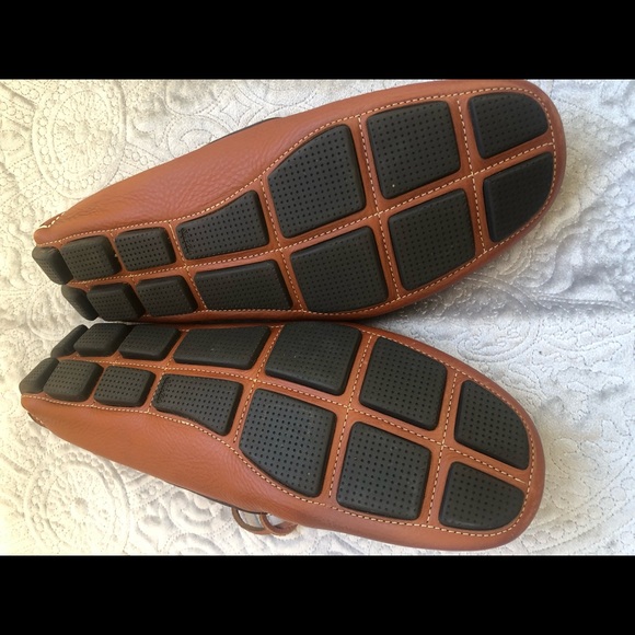 Brown leather D&G by Dolce & Gabbana loafers. main image 6